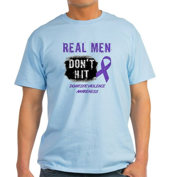 CafePress - Domestic Violence Awareness Light T Shirt - Men's Classic Graphic T-Shirt