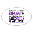 thumbnail image 1 of CafePress - Domestic Violence Howstrongweare - Sticker (Oval), 1 of 1