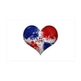 thumbnail image 1 of CafePress - Dominican Heart - 35x21 Wall Decal, 1 of 3