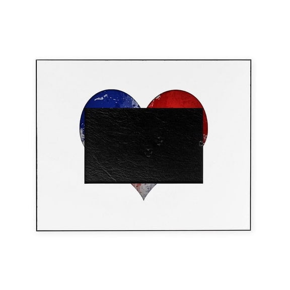 CafePress - Dominican Heart - Decorative 8x10 Picture Frame