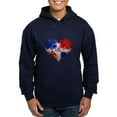 thumbnail image 1 of CafePress - Dominican Heart Hoodie (Dark) - Pullover Hoodie, Classic, Comfortable Hooded Sweatshirt, 1 of 4