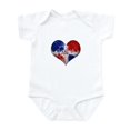 thumbnail image 1 of CafePress - Dominican Heart Infant Bodysuit - Baby Light Bodysuit, Size Newborn - 24 Months, 1 of 4