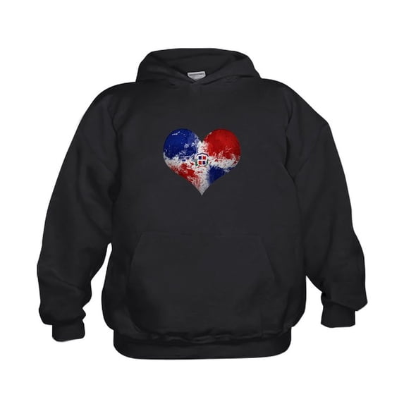 CafePress - Dominican Heart - Kids Hooded Sweatshirt, Classic Hoodie