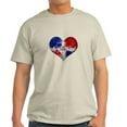 thumbnail image 1 of CafePress - Dominican Heart Light T Shirt - Light T-Shirt - CP, 1 of 4
