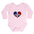 thumbnail image 1 of CafePress - Dominican Heart Long Sleeve Infant Bodysuit - Long Sleeve Cotton Baby Bodysuit, 1 of 4