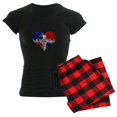 thumbnail image 1 of CafePress - Dominican Heart - Women's Dark Pajamas, 1 of 4