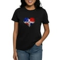 thumbnail image 1 of CafePress - Dominican Heart Women's Dark T Shirt - Women's Traditional Fit Dark T-Shirt, 1 of 4