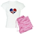 thumbnail image 1 of CafePress - Dominican Heart - Women's Light Pajamas, 1 of 4