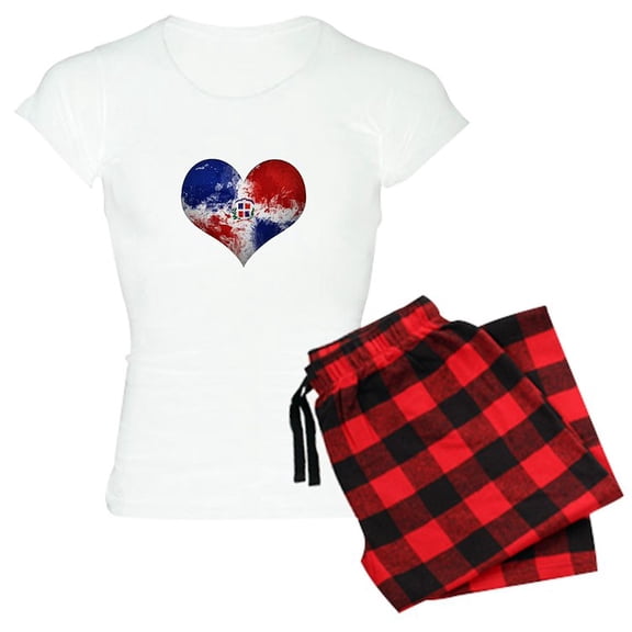 CafePress - Dominican Heart - Women's Light Pajamas