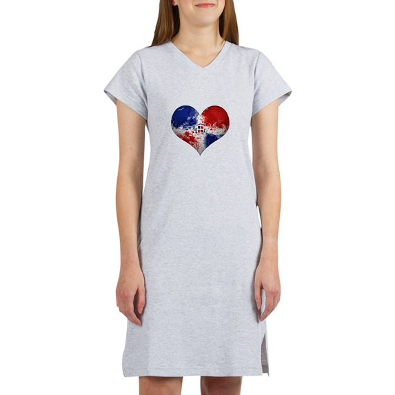 CafePress - Dominican Heart - Women's Nightshirt
