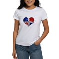 thumbnail image 1 of CafePress - Dominican Heart Women's T Shirt - Women's Classic T-Shirt, 1 of 4