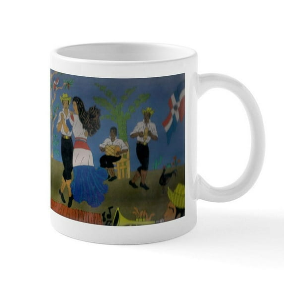 CafePress - Dominican Republic Mug - 11 oz Ceramic Mug - Novelty Coffee Tea Cup