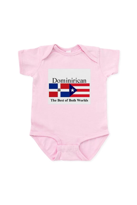 - Dominirican Infant Creeper - Baby Light Bodysuit, Size Newborn - 24 Months