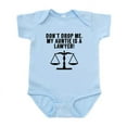 thumbnail image 1 of CafePress - Don’T Drop Me My Auntie Is A Lawyer Body Suit - Baby Light Bodysuit, Size Newborn - 24 Months, 1 of 4