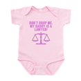 thumbnail image 1 of CafePress - Don’T Drop Me My Daddy Is A Lawyer Body Suit - Baby Light Bodysuit, Size Newborn - 24 Months, 1 of 4