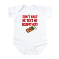 thumbnail image 1 of CafePress - Don’T Make Me Text My Godfather Body Suit - Baby Light Bodysuit, Size Newborn - 24 Months, 1 of 4