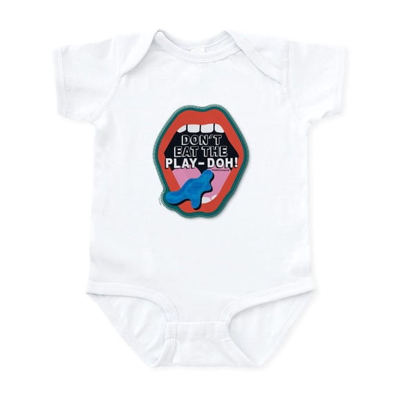CafePress - Don't Eat The Play Doh! Body Suit - Baby Light Bodysuit, Size Newborn - 24 Months