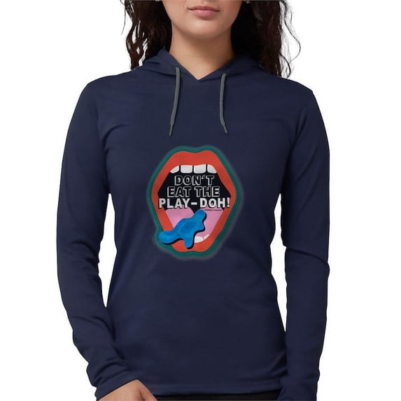CafePress - Don't Eat The Play Doh! Long Sleeve T Shirt - Womens Hooded Shirt