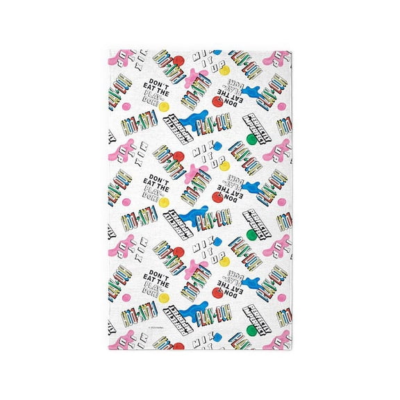 CafePress - Don't Eat The Play Doh Pattern - 3'x5' Decorative Area Rug, Fabric Throw Rug