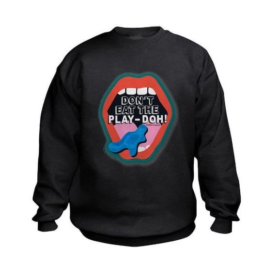 CafePress - Don't Eat The Play Doh! Sweatshirt - Kids Sweatshirt, Youth Crew Neck Sweatshirt
