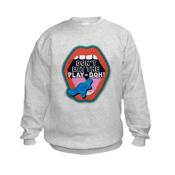 CafePress - Don't Eat The Play Doh! Sweatshirt - Kids Sweatshirt, Youth Crew Neck Sweatshirt