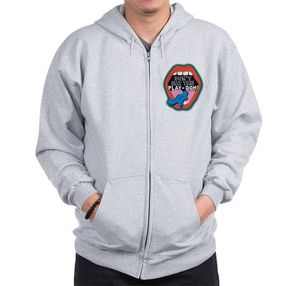 CafePress - Don't Eat The Play Doh! Sweatshirt - Zip Hoodie, Classic Hooded Sweatshirt with Metal Zipper