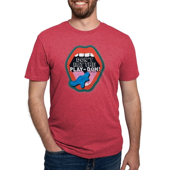 CafePress - Don't Eat The Play Doh! T Shirt - Mens Tri-blend T-Shirt