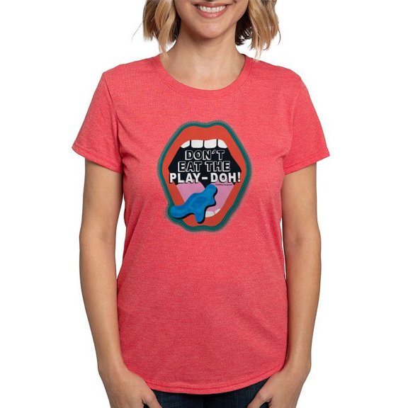 CafePress - Don't Eat The Play Doh! T Shirt - Womens Tri-blend T-Shirt
