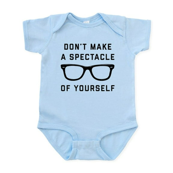 CafePress - Don't Make A Spectacle Of Your Baby Light Bodysuit - Baby Light Bodysuit, Size Newborn - 24 Months