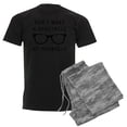 thumbnail image 1 of CafePress - Don't Make A Spectacle Of Your Men's Dark Pajamas - Men's Dark Loose Fit Cotton Pajama Set, 1 of 7