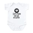 thumbnail image 1 of CafePress - Don't Make Me Call My Auntie Body Suit - Baby Light Bodysuit, Size Newborn - 24 Months, 1 of 4