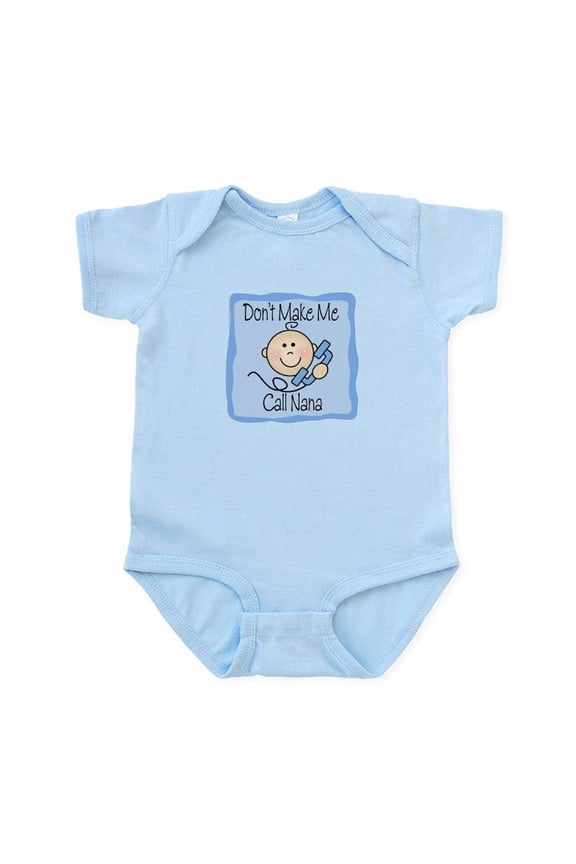 - Don't Make Me Call Nana Boy Baby/Toddler Onesie - Baby Light Bodysuit, Size Newborn - 24 Months