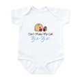 thumbnail image 1 of CafePress - Don't Make Me Call Yia Yia Infant Bodysuit - Baby Light Bodysuit, Size Newborn - 24 Months, 1 of 4