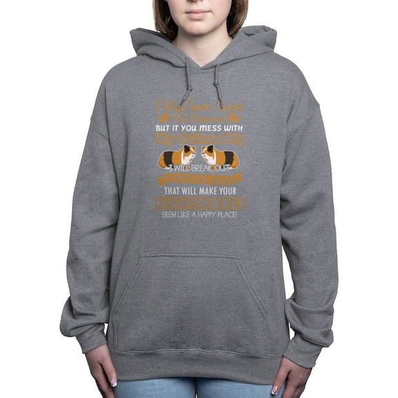 CafePress - Don't Mess With My Guinea Pig Shirt Sweatshirt - Pullover Hoodie, Classic & Comfortable Hooded Sweatshirt