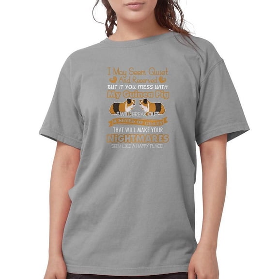 CafePress - Don't Mess With My Guinea Pig Shirt T Shirt - Womens Comfort Colors® Shirt