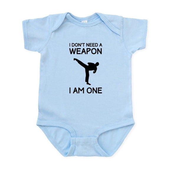 CafePress - Don't Need Weapon I Am One Body Suit - Baby Light Bodysuit, Size Newborn - 24 Months