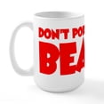 thumbnail image 1 of CafePress - Don't Poke Bear Large Mug - 15 oz Ceramic Large White Nolvety Mug, 1 of 6
