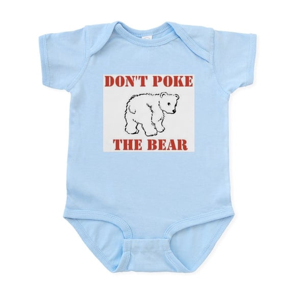 CafePress - Don't Poke The Bear Infant Bodysuit - Baby Light Bodysuit, Size Newborn - 24 Months