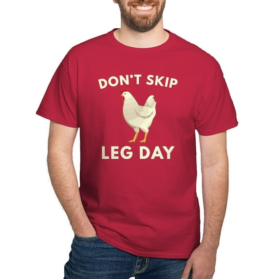 CafePress - Don't Skip Leg Day Dark T Shirt - Men's Classic Graphic Cotton T-Shirt