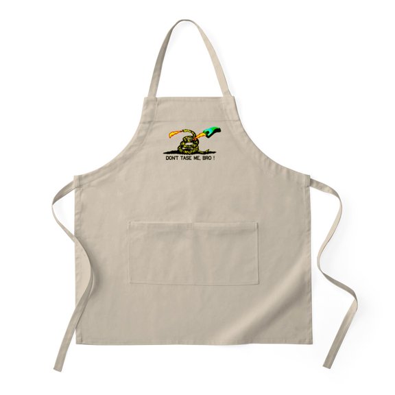 CafePress - Don't Tase Me, Bro ! T Shirt BBQ - Kitchen Apron with Pockets, Grilling Apron, Baking Apron