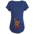 thumbnail image 1 of CafePress - Don't Touch It Maternity Dark T Shirt - Maternity Dark T-Shirt, 1 of 3