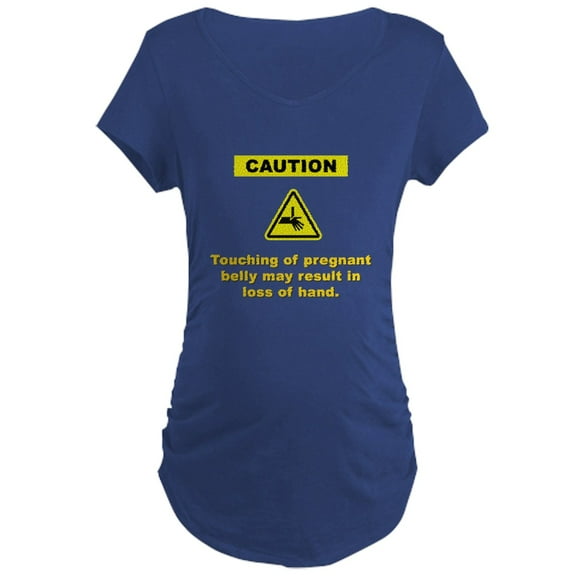 CafePress - Don't Touch My Pregnant Belly - Maternity Dark T-Shirt