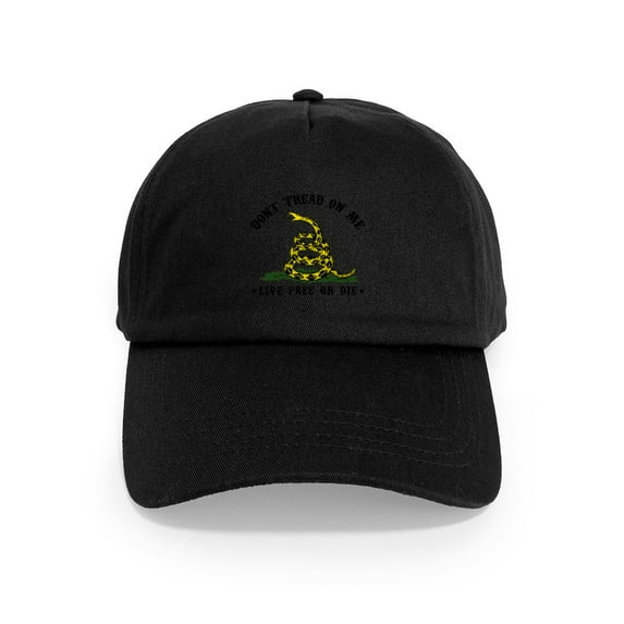 CafePress - Don't Tread On Me - Adjustable 100% Brushed Unisex Casual Cotton Baseball Cap, Beige, 1
