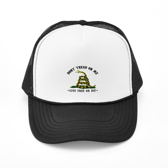 CafePress - Don't Tread On Me - Adjustable Unisex Printed Trucker Hat with Mesh Back