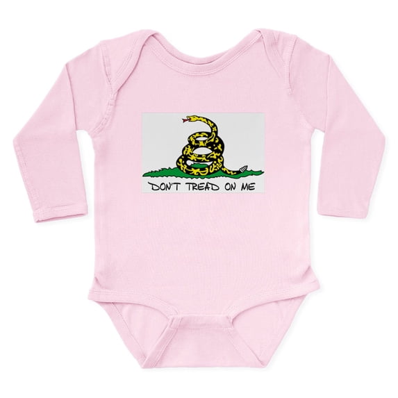 CafePress - Don't Tread On Me Body Suit - Long Sleeve Cotton Baby Bodysuit