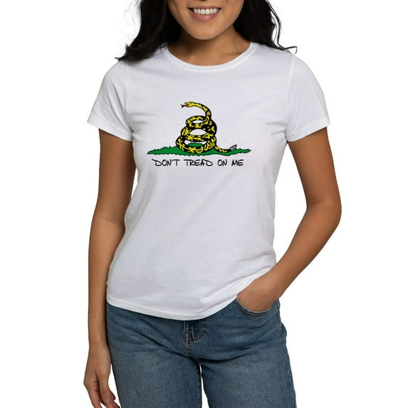 CafePress - Don't Tread On Me Women's T Shirt - Women's Classic T-Shirt