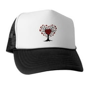 CafePress - Donate Life Tree - Trucker Hat - Polyester Foam Front and Nylon Mesh Weave Back