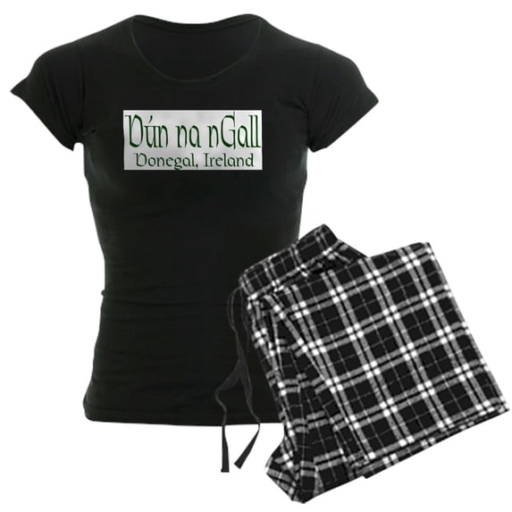 CafePress - Donegalgaelic - Women's Short Sleeve Print T-Shirt and Pants Dark Cotton Pajama Set