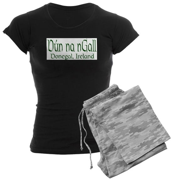 CafePress - Donegalgaelic - Women's Short Sleeve Print T-Shirt and Pants Dark Cotton Pajama Set