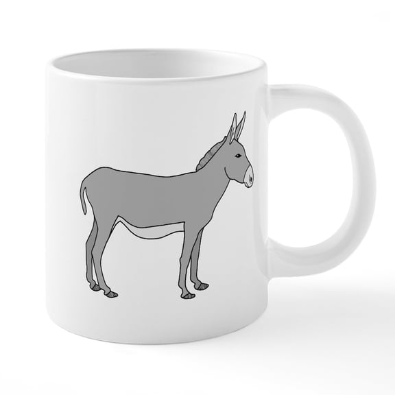 CafePress - Donkey - 20 Oz White Ceramic Mega Mug
